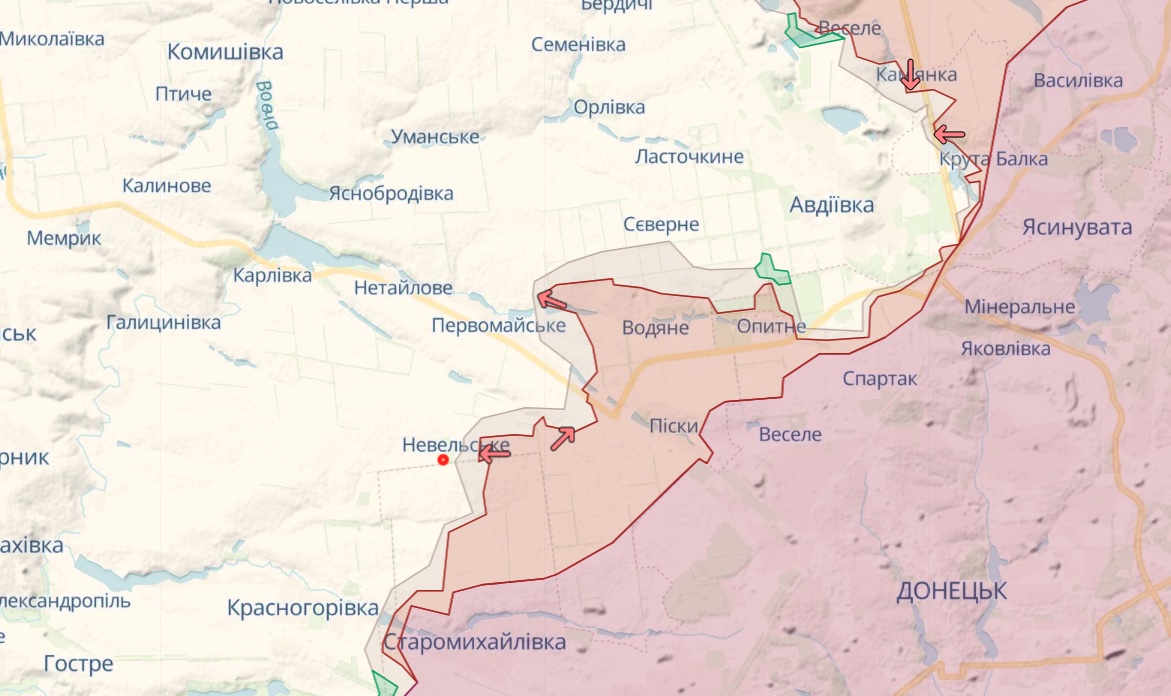 General Staff: Russia tried to regain positions in the north of the Zaporozhye region - map