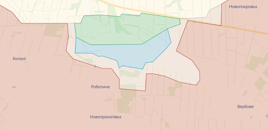 Карта: deepstatemap.live "Найгарячіша точка фронту". Росія посилила штурмові дії у Мар'їнці – ЗСУ