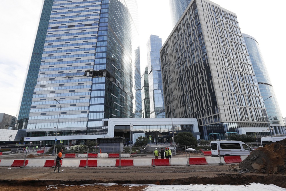 Фото: EPA Як виглядають хмарочоси Москва-Сіті після вибухів – фотографії