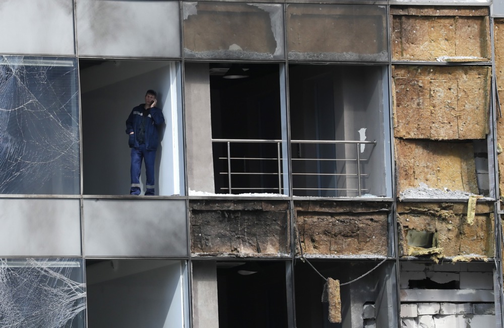 Фото: EPA Як виглядають хмарочоси Москва-Сіті після вибухів – фотографії