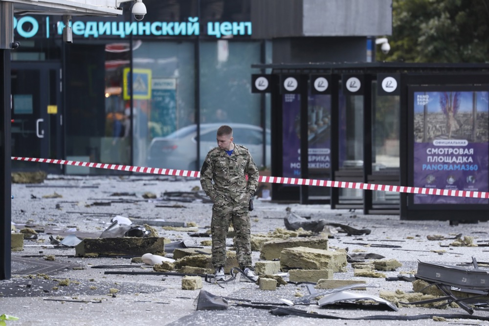 Фото: EPA Як виглядають хмарочоси Москва-Сіті після вибухів – фотографії