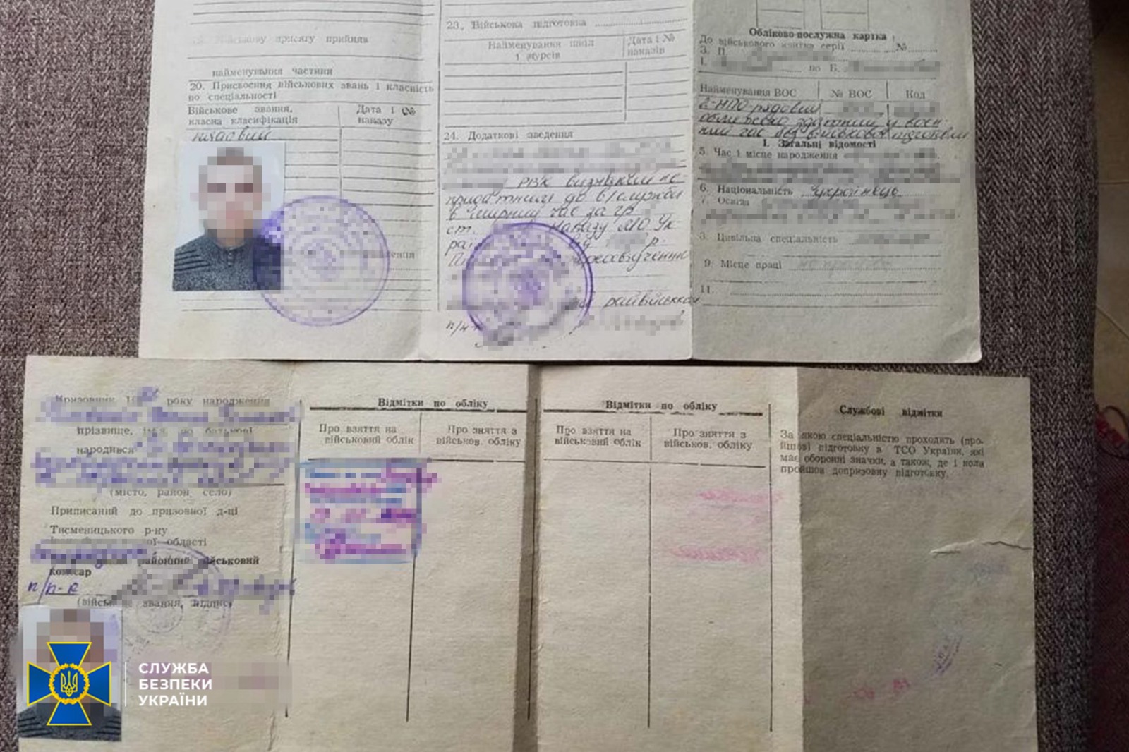 Фото – СБУ На заході України посадовці військкоматів організували схеми для ухилянтів: фото і деталі