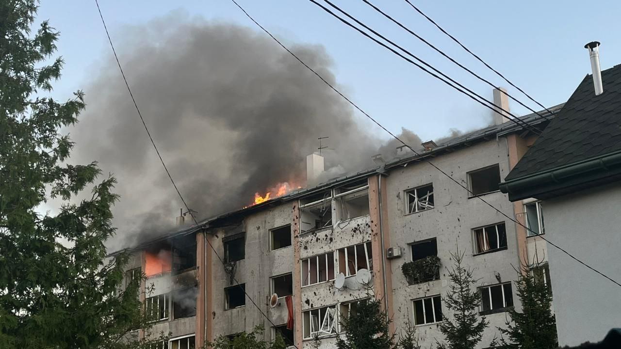 Последствия удара по Львову (Фото: Андрей Садовой/Telegram)
