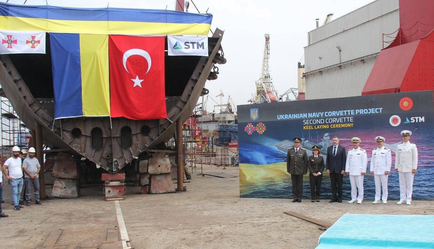Заклали кіль. У Туреччині збудують другий корвет типу ADA для потреб ВМС ЗСУ – фото