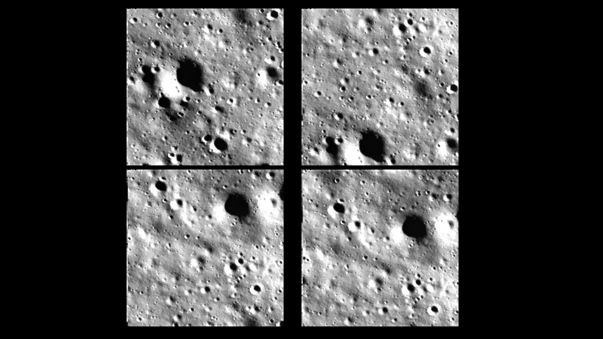 Индийская миссия "Чандраян-3" показала первые фото южного полюса Луны