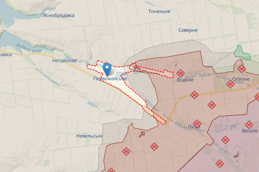 Авдеевское направление (Карта: DeepState)