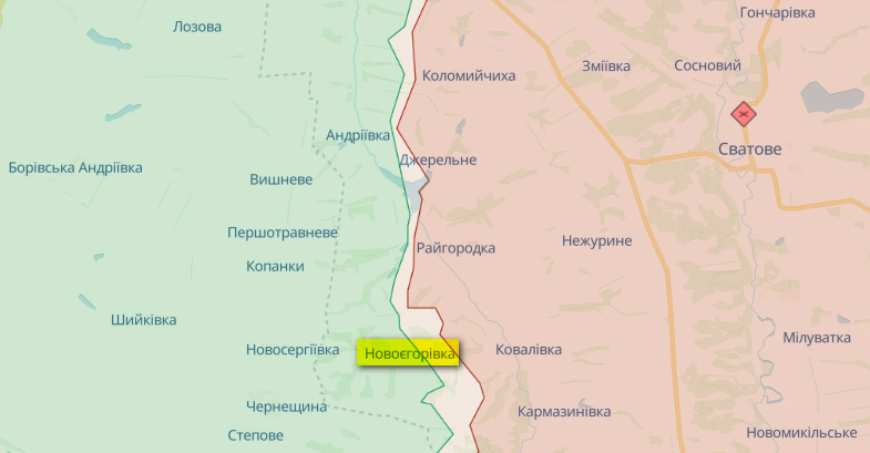Карта: deepstatemap.live Ситуація на фронті. ЗСУ наступають на півдні, Росія – на сході: карта