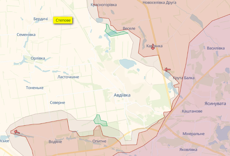 Карта: deepstatemap.live Ситуація на фронті. ЗСУ наступають на півдні, Росія – на сході: карта