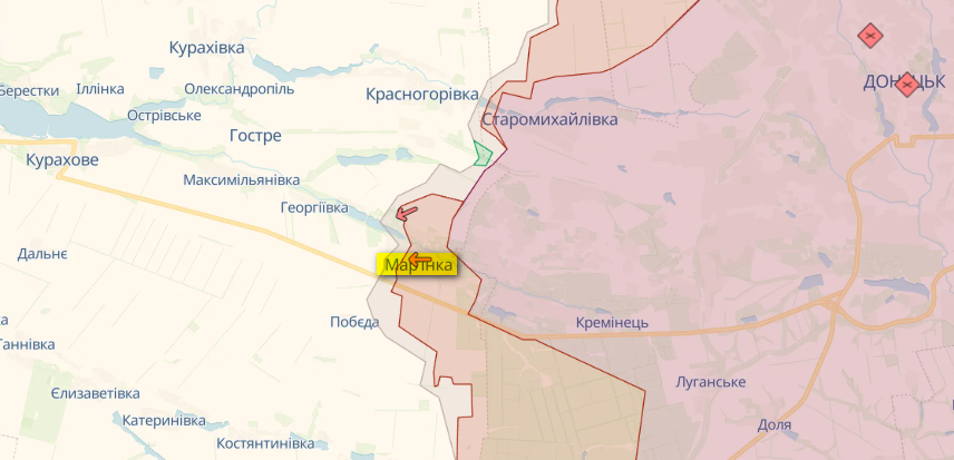 Карта: deepstatemap.live Ситуація на фронті. ЗСУ наступають на півдні, Росія – на сході: карта