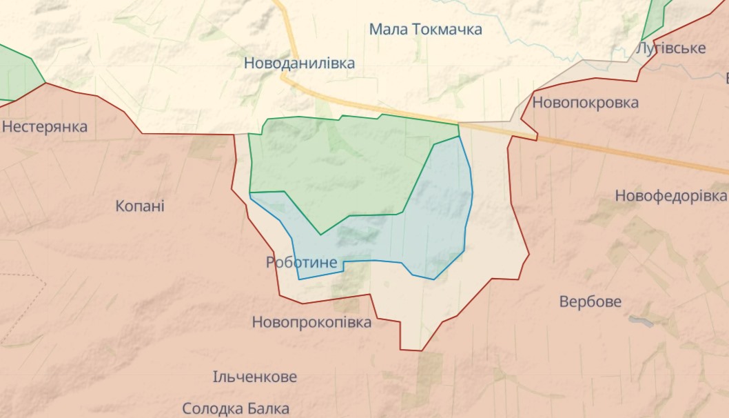 Міноборони: ЗСУ успішно просуваються на південь від Роботиного – на Новопрокопівку