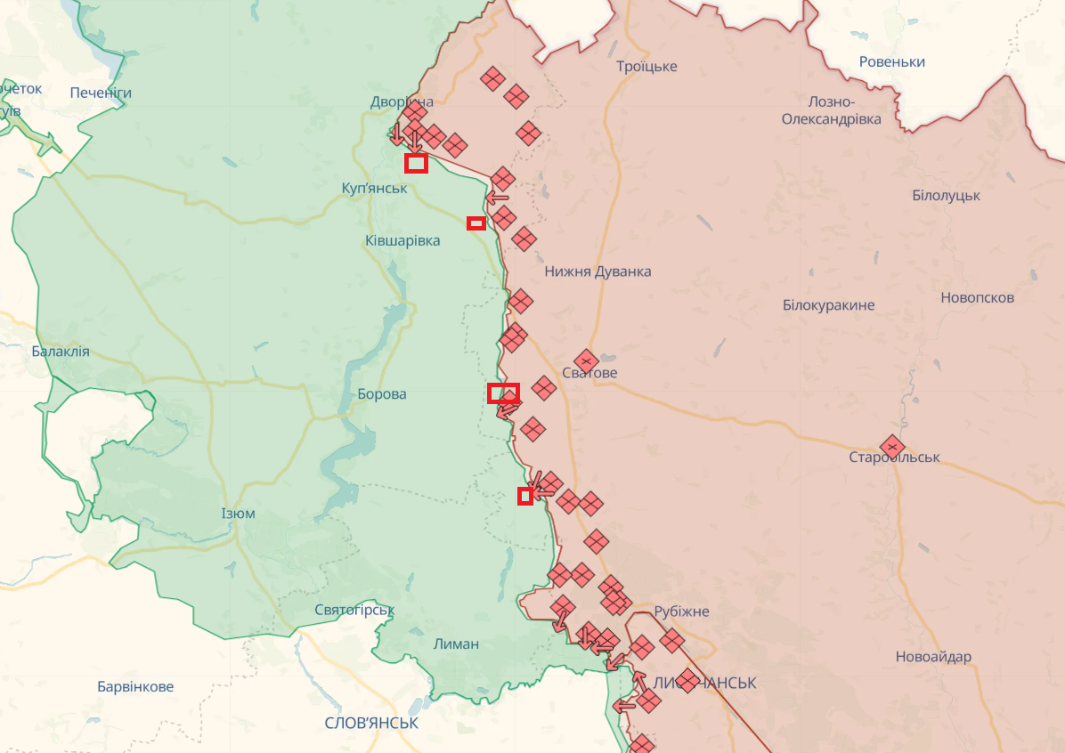 У Росії мінус два "Солнцепека", десятки атак у бік Мар'їнки, Авдіївки і Куп'янська – мапа