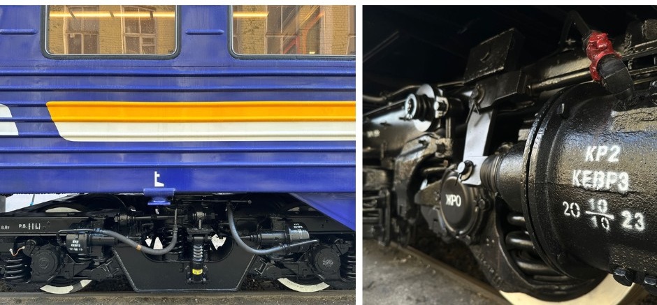 УЗ відновила "луганський" електропоїзд: фото до і після