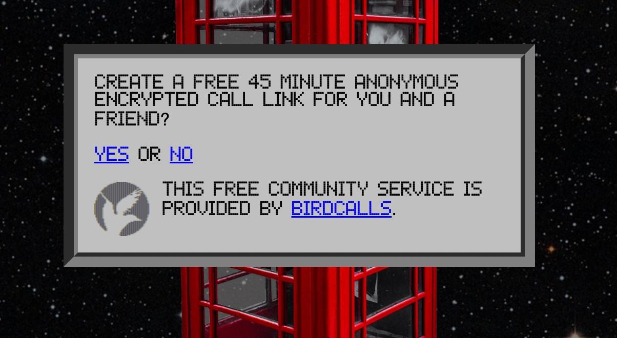 Запущен новый сервис звонков в виде красной телефонной будки в космосе. Что она делает