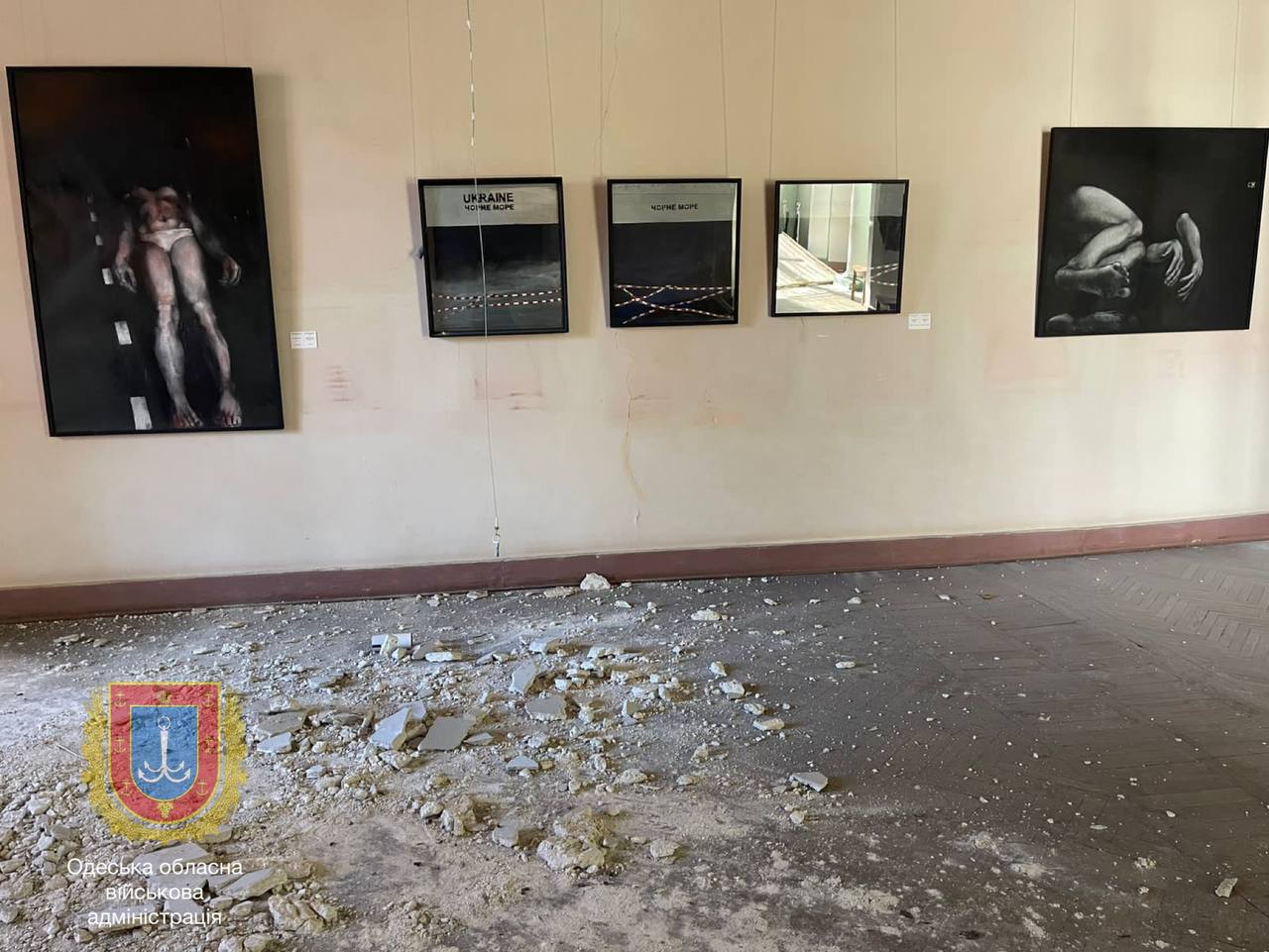 Одеса. З'явилися фото руйнувань у національному художньому музеї після удару росіян