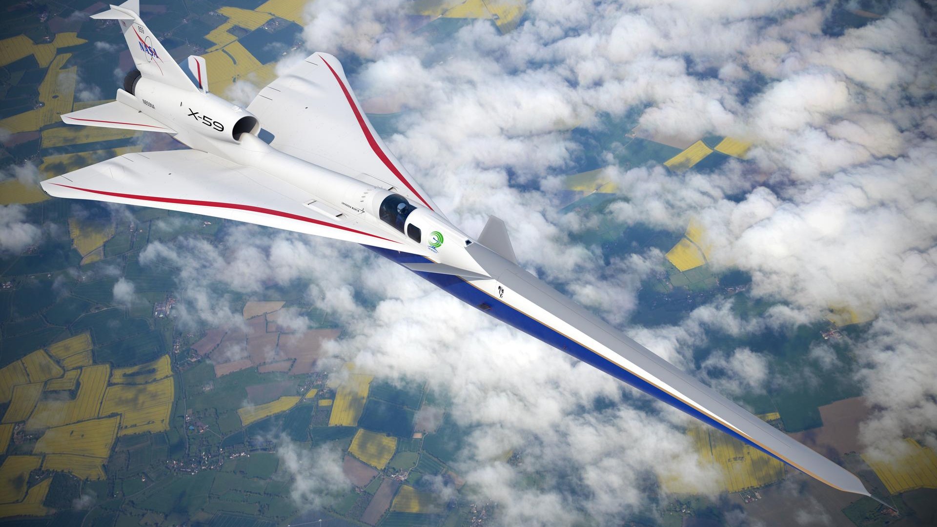 В США показали "тихий" современнейший сверхзвуковой самолет в обновленной цветовой гамме