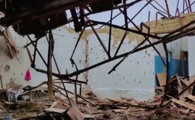 Полковник ЗСУ показав наслідки удару по 810 бригаді окупантів на Донбасі – відео