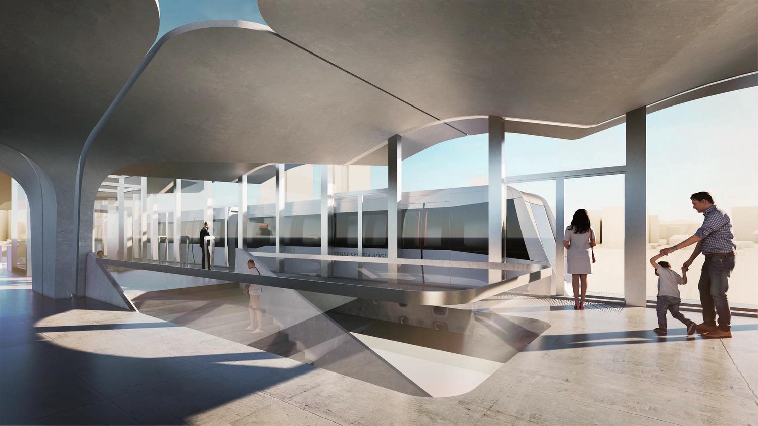 В Берлине планируется построить линию магнитного поезда. Как это будет выглядеть