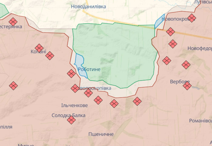 Карта: deepstate