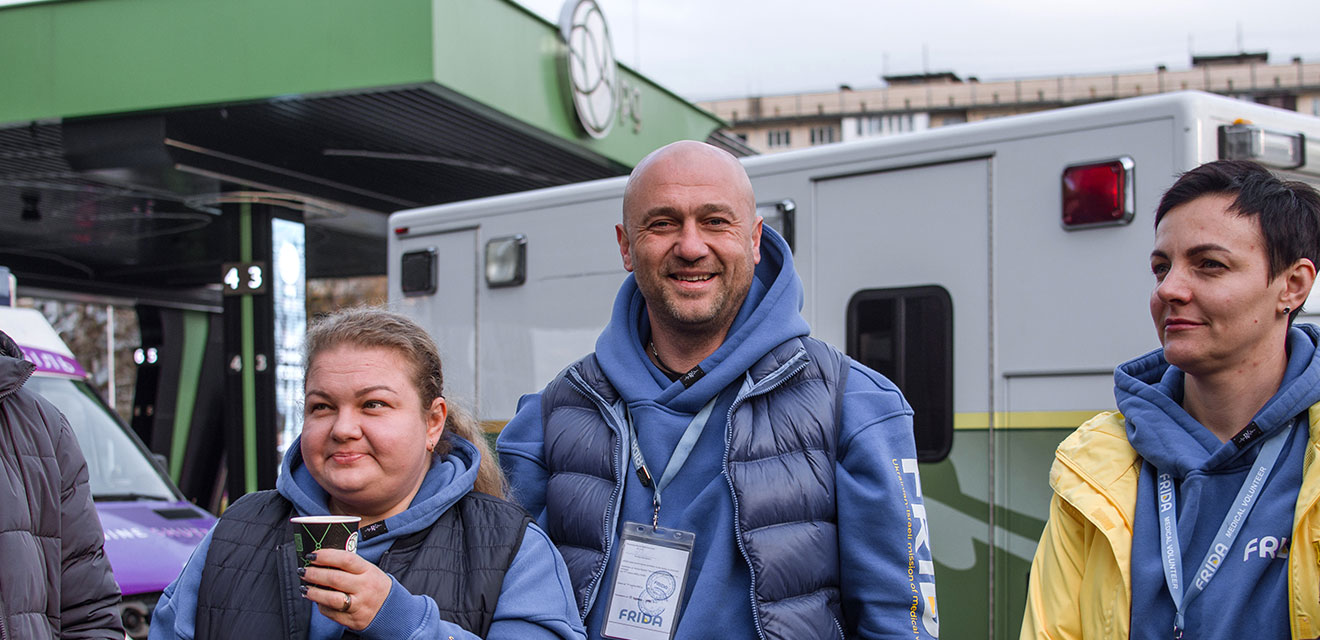 FRIDA Ukraine та UPG допомагають лікарям бути там, де на них чекають найбільше