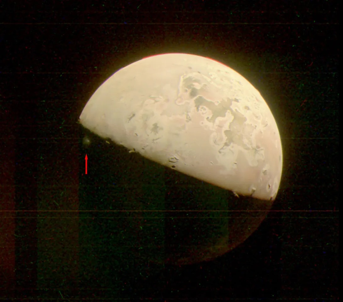 NASA показало вулкани на супутнику Юпітера – фото