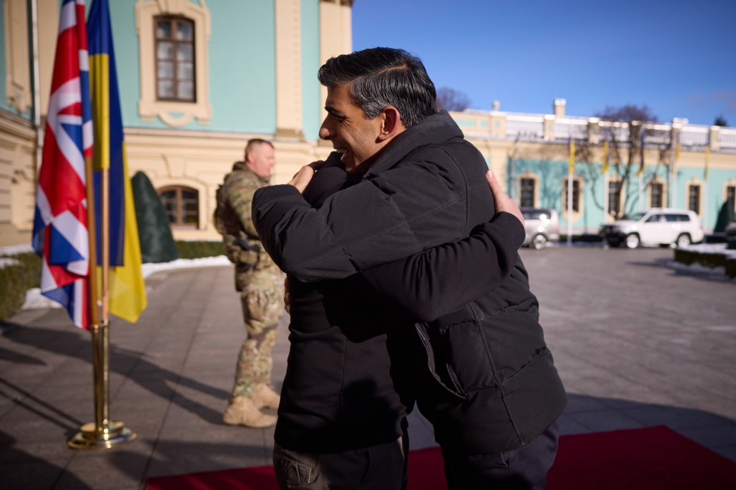 Володимир Зеленський та Ріші Сунак (Фото: ОП)