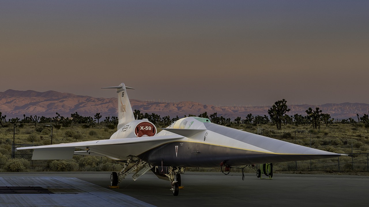 NASA и Lockheed Martin представили экспериментальный тихий сверхзвуковой самолет – фото