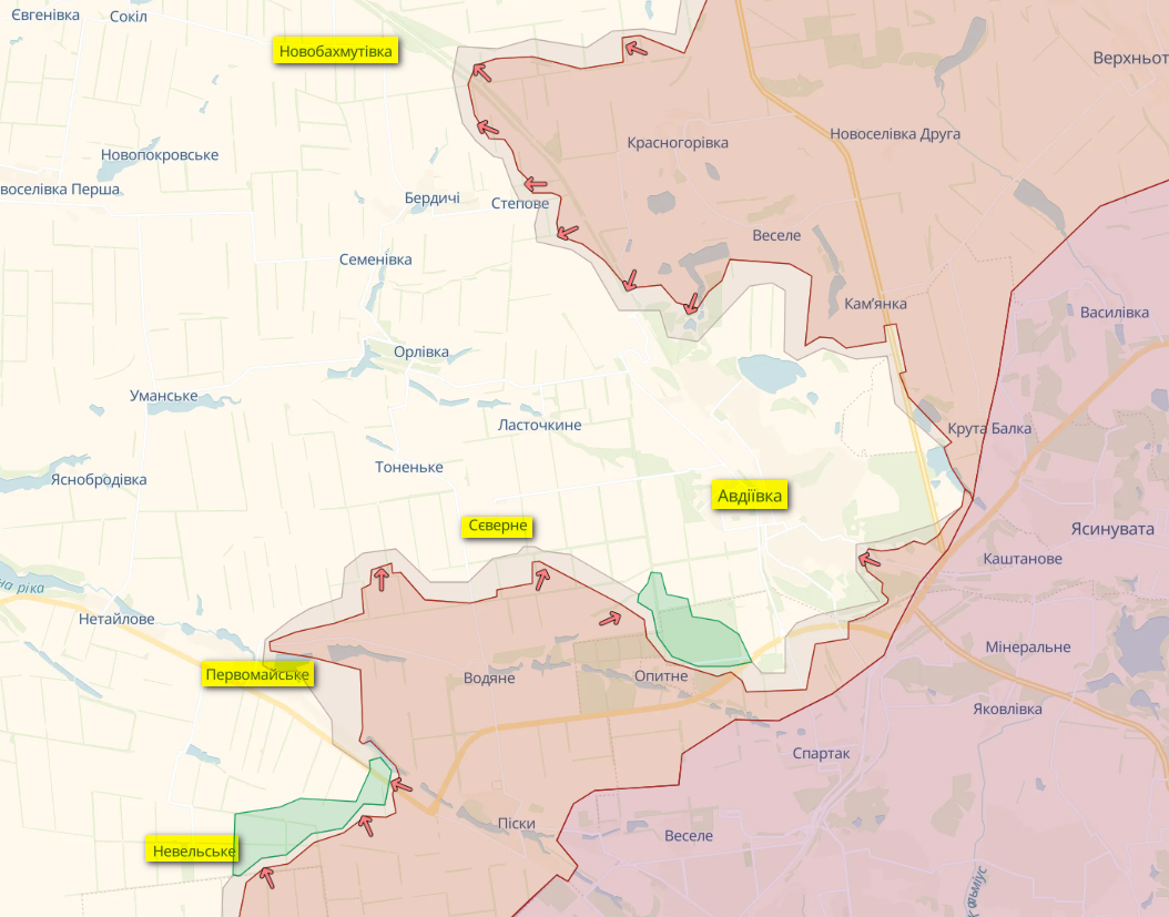 Россия больше всего штурмует возле Авдеевки и Новомихайловки, ее потери выросли – сводка
