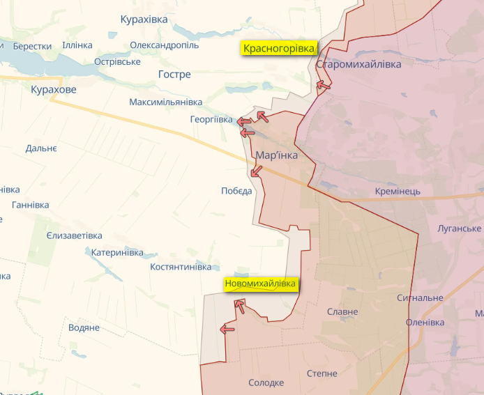 Россия больше всего штурмует возле Авдеевки и Новомихайловки, ее потери выросли – сводка