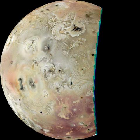 Космический зонд NASA показал извержение вулканов на спутнике Юпитера – фото