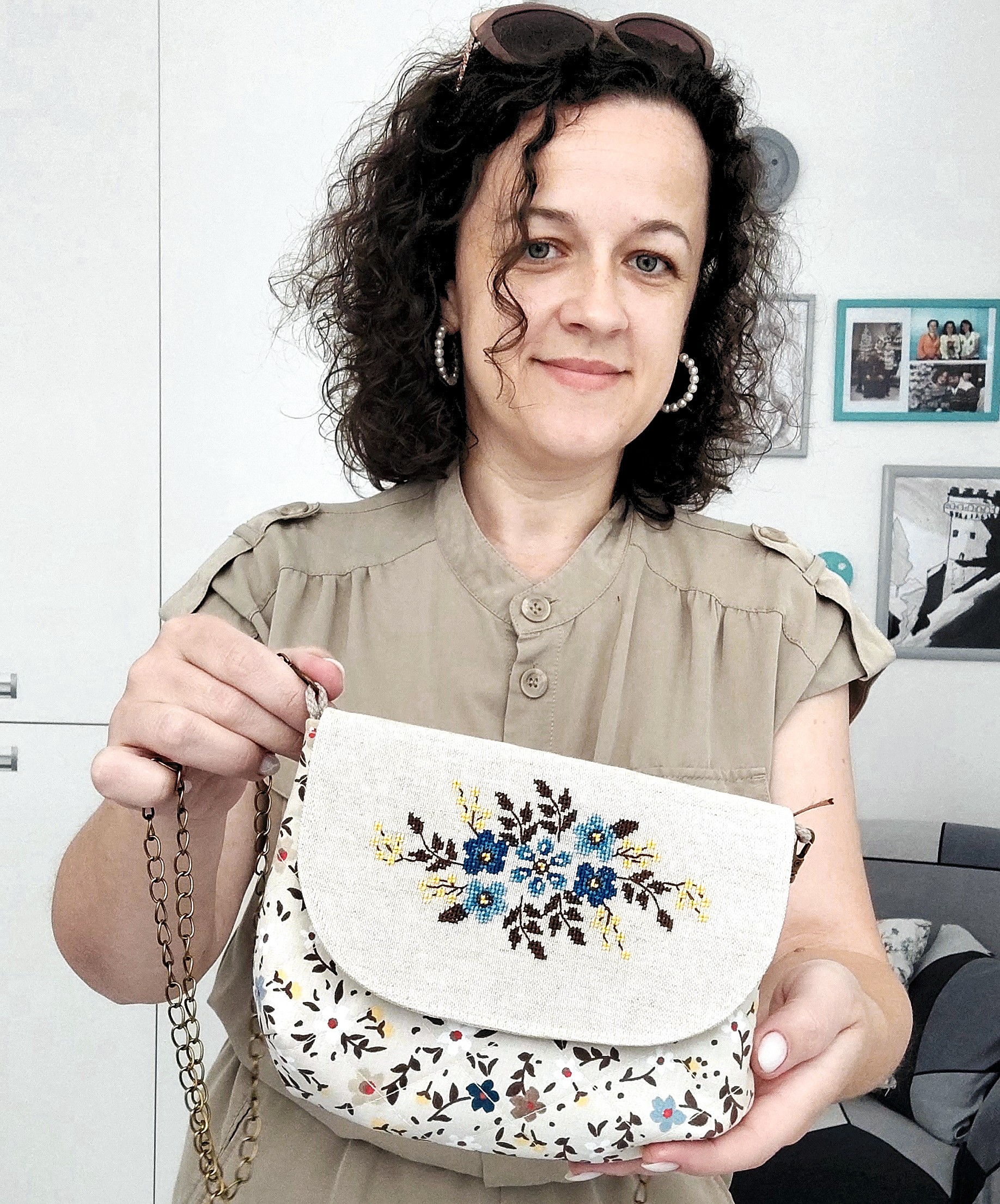 Лариса Бащук из Ровенщины шьет и вышивает текстильные сумки/Фото предоставлено мастерицей