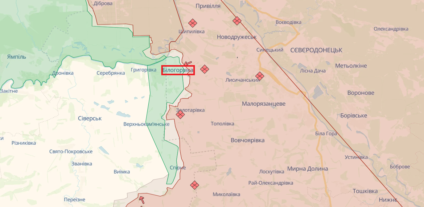 ОВА: Силы обороны контролируют Белогоровку в Луганской области, но ситуация обостряется