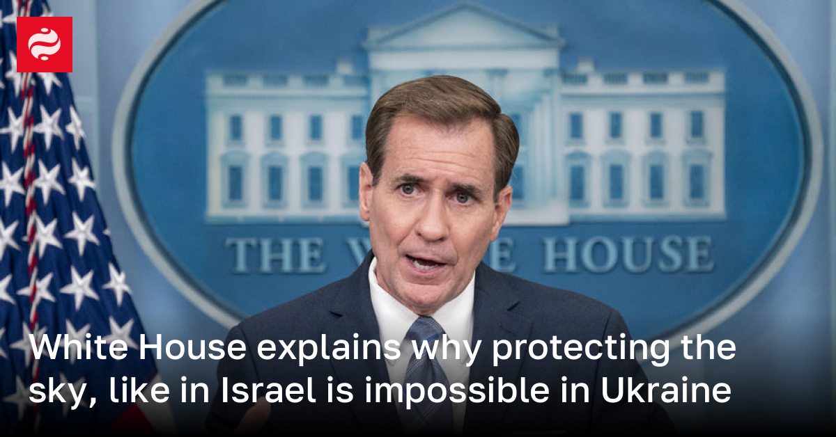 The White House explained why they will not help Ukraine in protecting the  sky, like Israel | Ukrainian News | LIGA.net