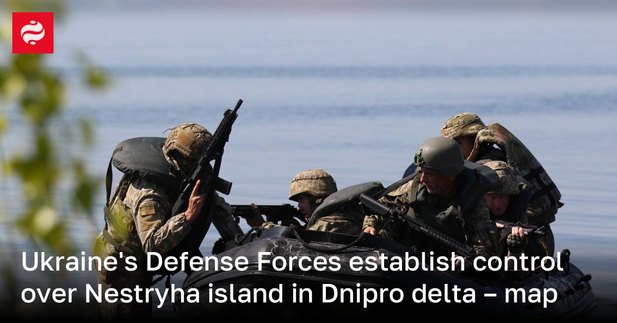 The Armed Forces of Ukraine have established control over the island of ...