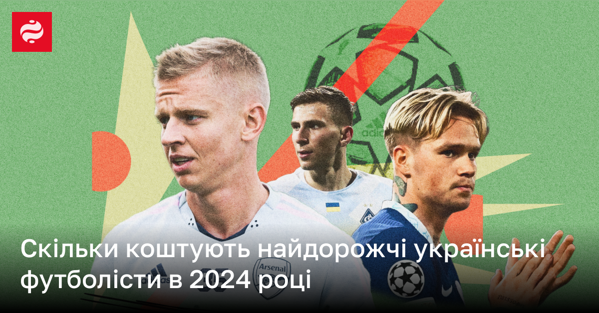 Рейтинг найдорожчих українських футболістів України 2024 | Новини ...